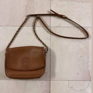 Tory Burch Brown Leather Handbag